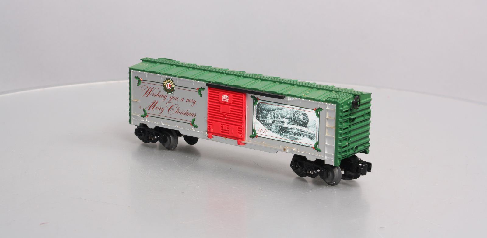 Lionel 6-25960 O North Pole Central Tree Delivery Transparent Boxcar #25960 LN/Box