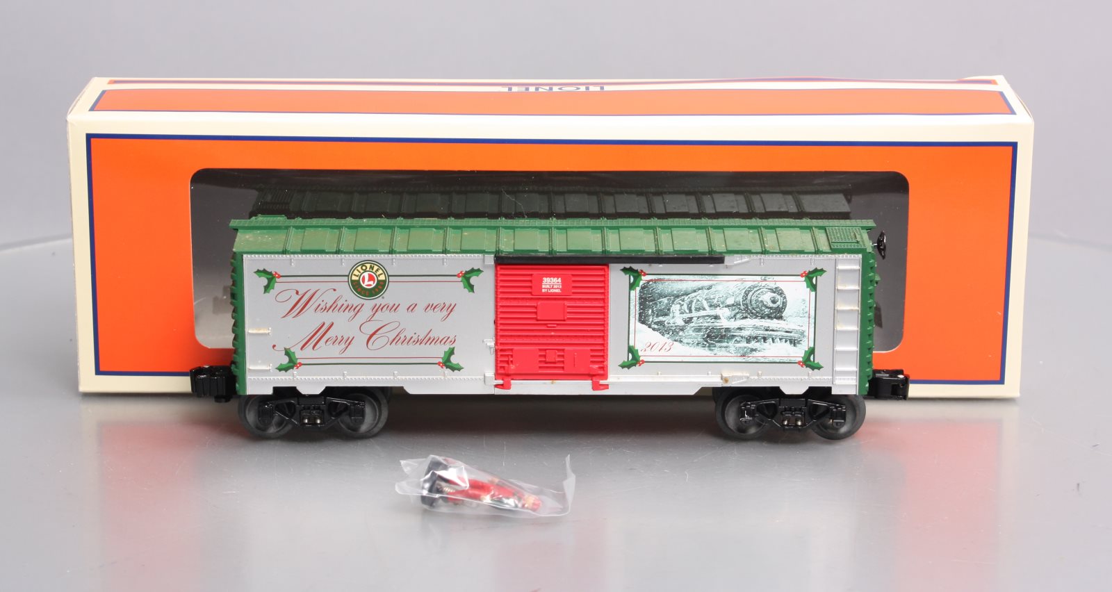 Lionel 6-25960 O North Pole Central Tree Delivery Transparent Boxcar #25960 LN/Box