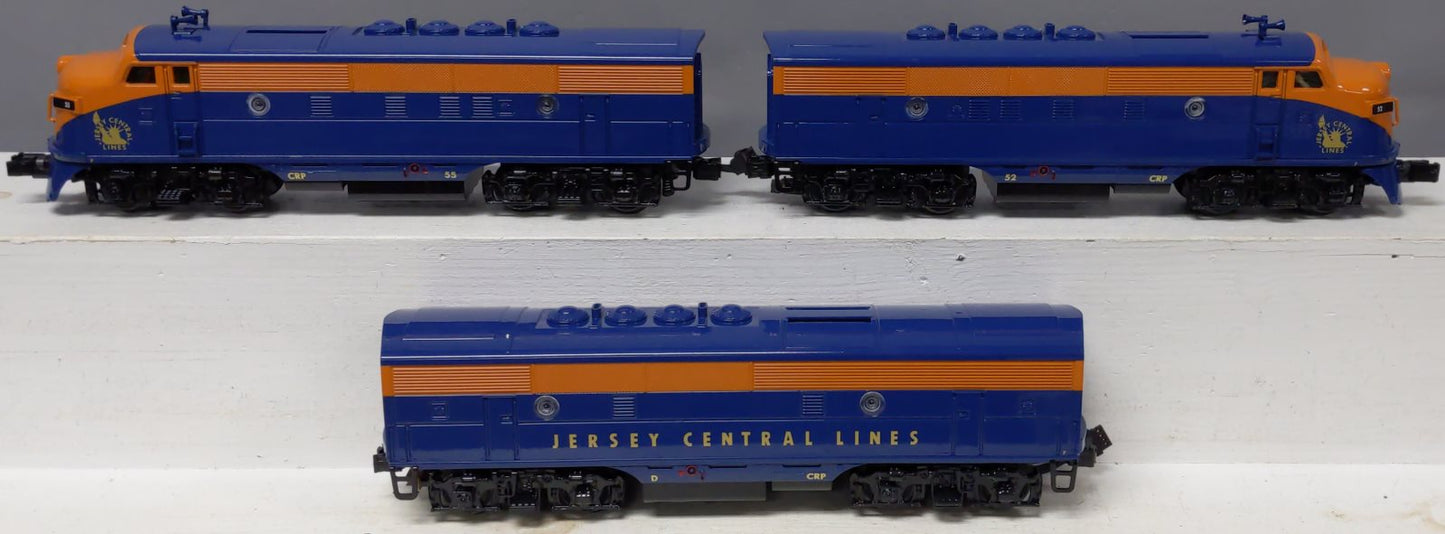 MTH 30-20460-1 O Jersey Central F3 ABA Diesel Engine Set with PS 3.0 #52/55