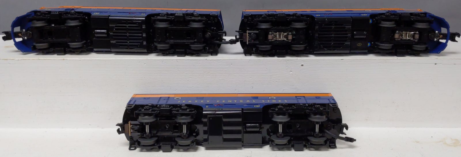 MTH 30-20460-1 O Jersey Central F3 ABA Diesel Engine Set with PS 3.0 #52/55