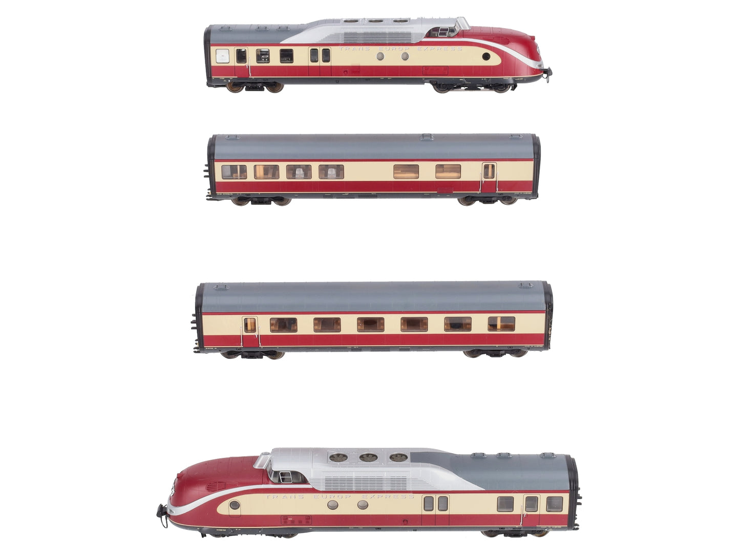 Marklin 37604 HO Deutsche Bundesbahn VT 11.5 TEE Diesel Powered Rail Car Train
