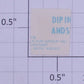 Lionel 8221-7 D & H Water Soluble Decal