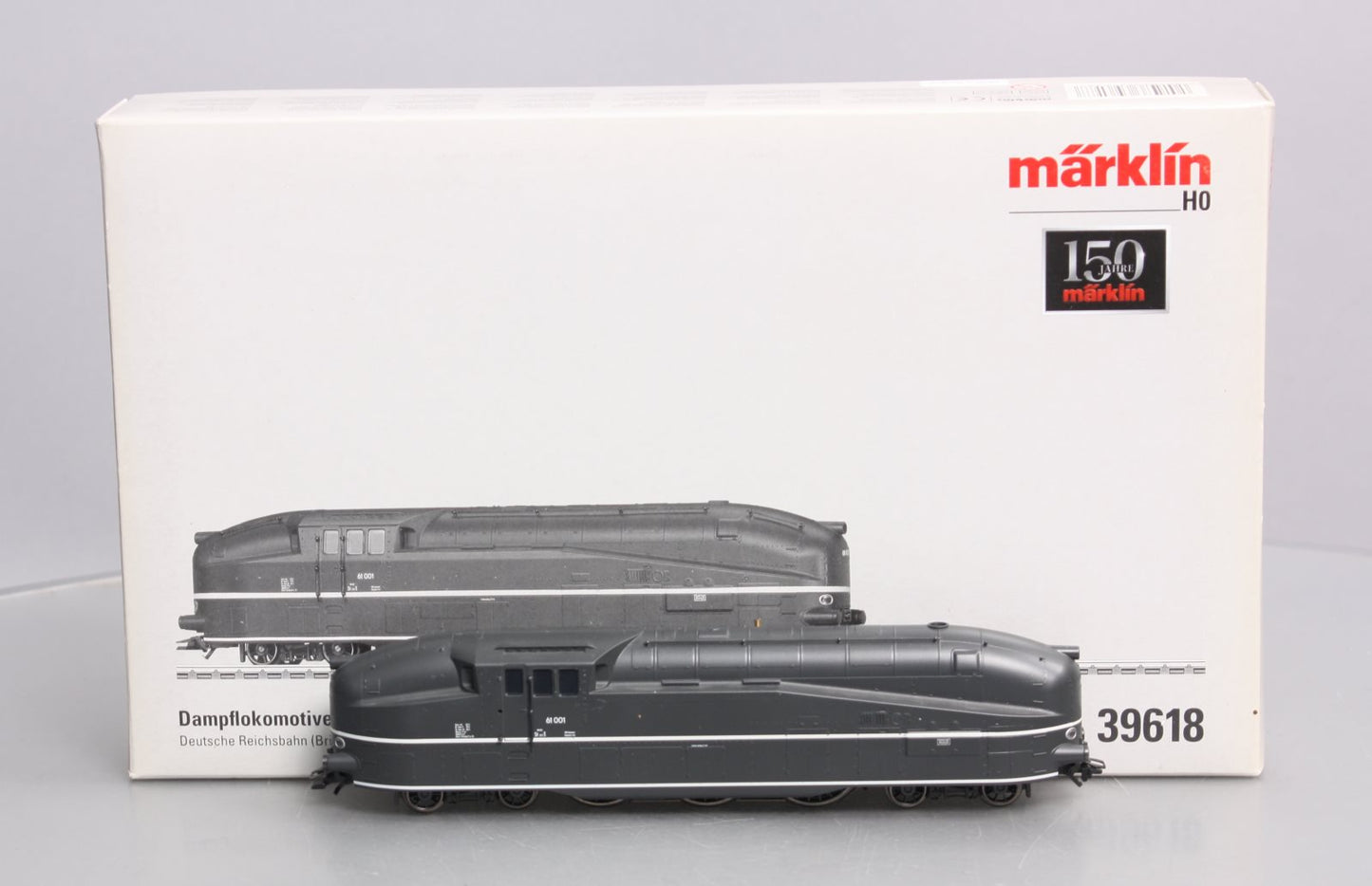 Marklin 39618 HO Scale Deutsche Reichsbahn  Class 61 Steam Locomotive