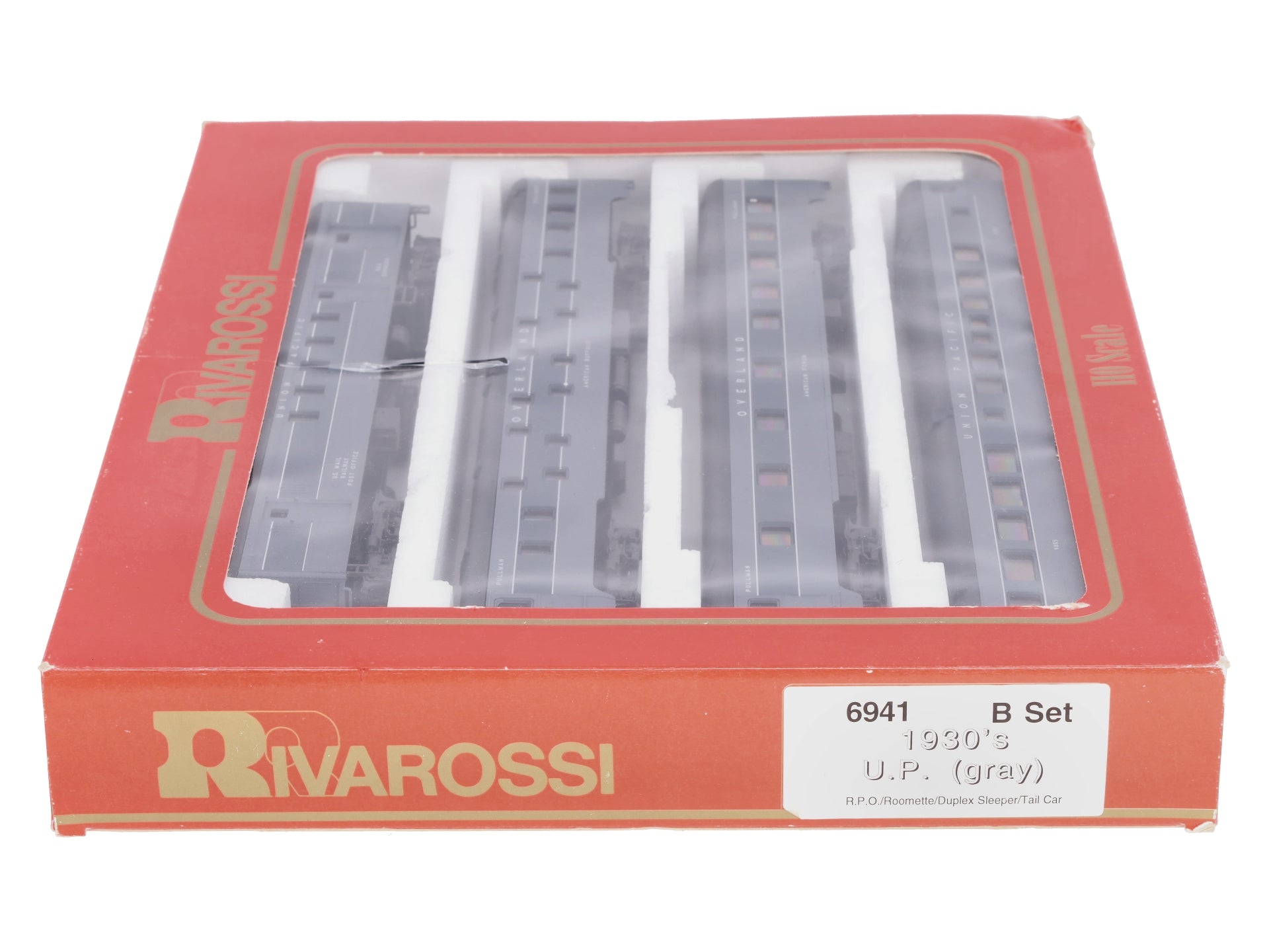 Rivarossi 6941 HO Union Pacific 1930‘s 4-Car Passenger Set (Set B) LN/Box