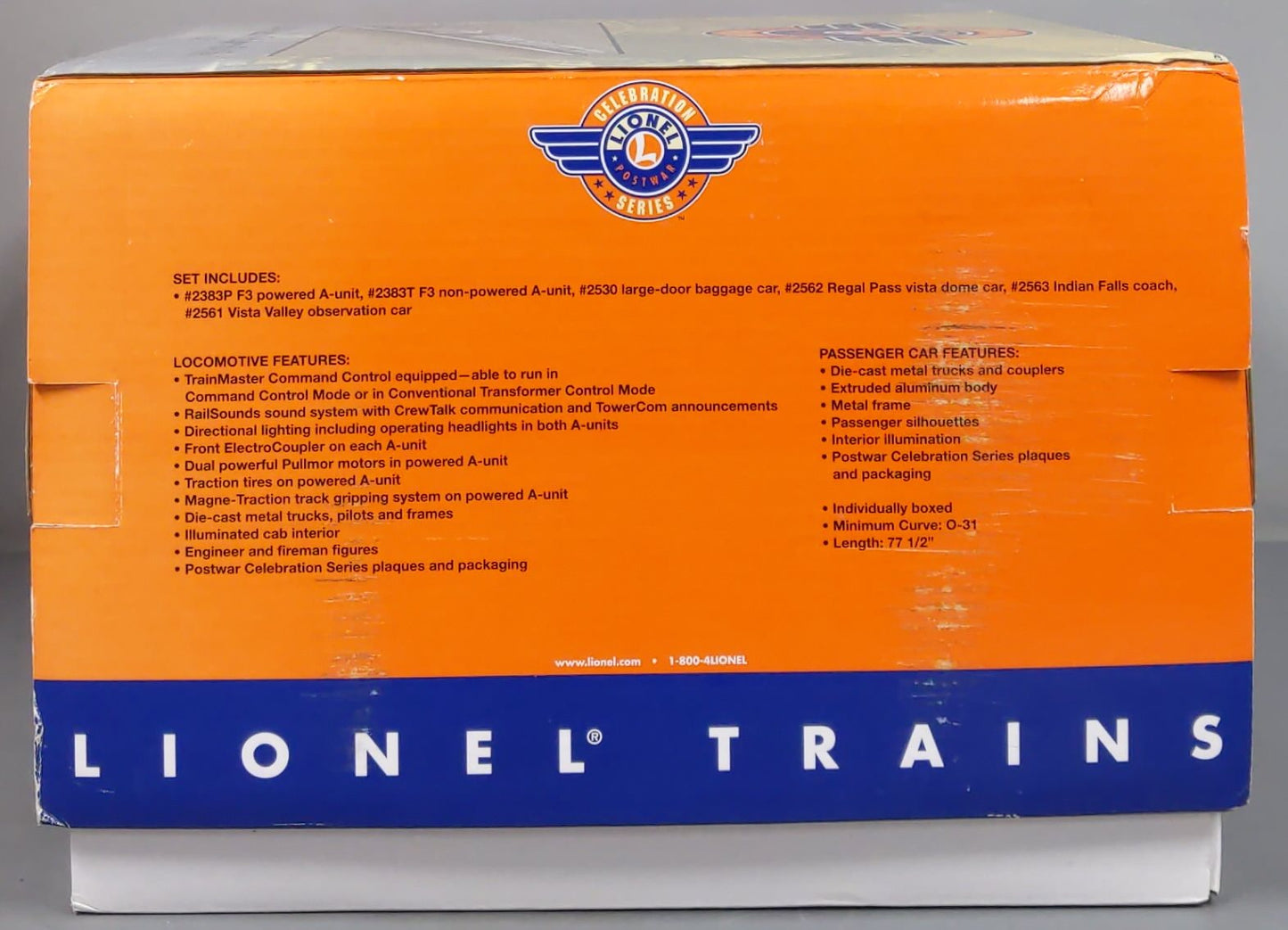 Lionel 6-31742 O Gauge Santa Fe Super Chief Diesel Train Set #2544W LN/Box