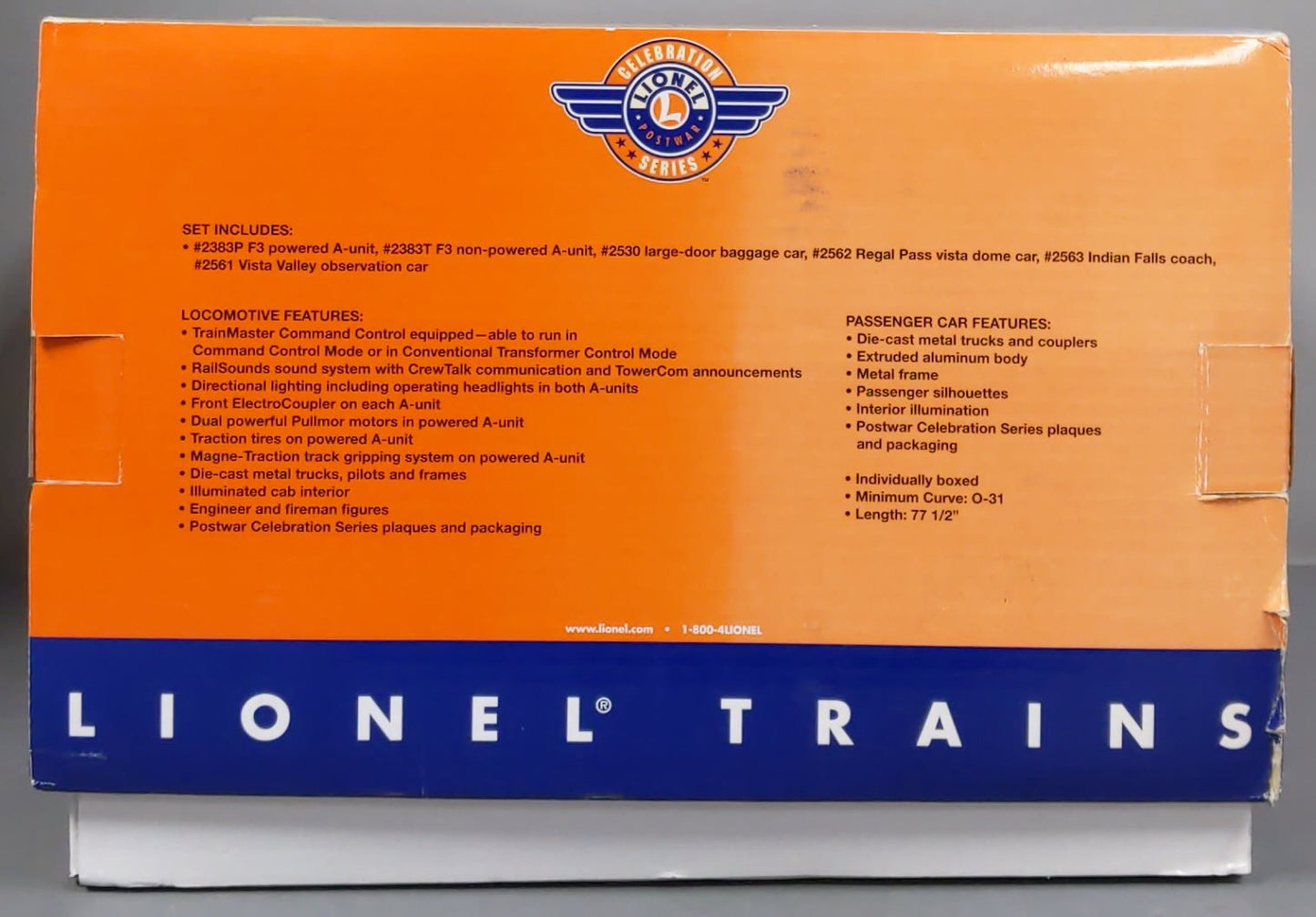 Lionel 6-31742 O Gauge Santa Fe Super Chief Diesel Train Set #2544W LN/Box