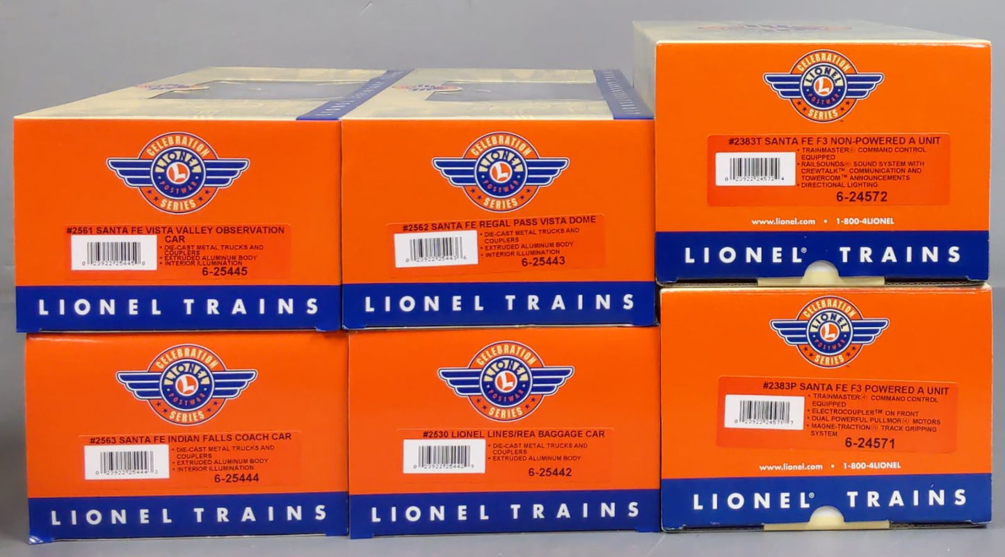 Lionel 6-31742 O Gauge Santa Fe Super Chief Diesel Train Set #2544W LN/Box
