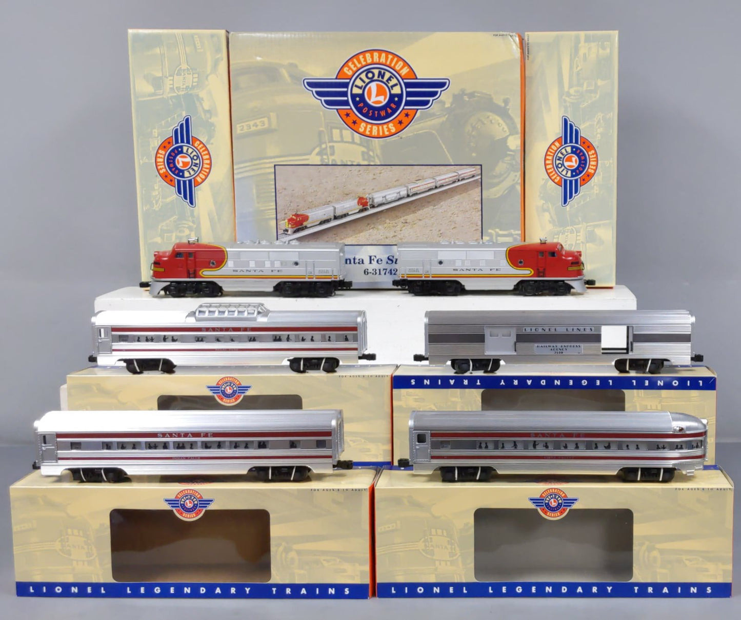 Lionel 6-31742 O Gauge Santa Fe Super Chief Diesel Train Set #2544W LN/Box