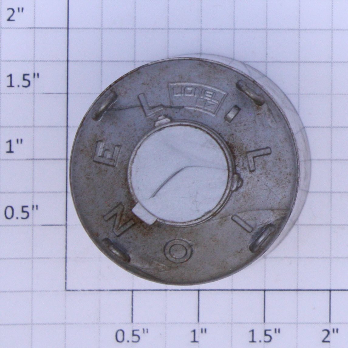 Lionel 6112-13 O Gauge Silver Canister without Lettering