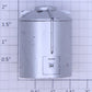 American Flyer PA-13C201-S S Scale Silver Canister without Lettering