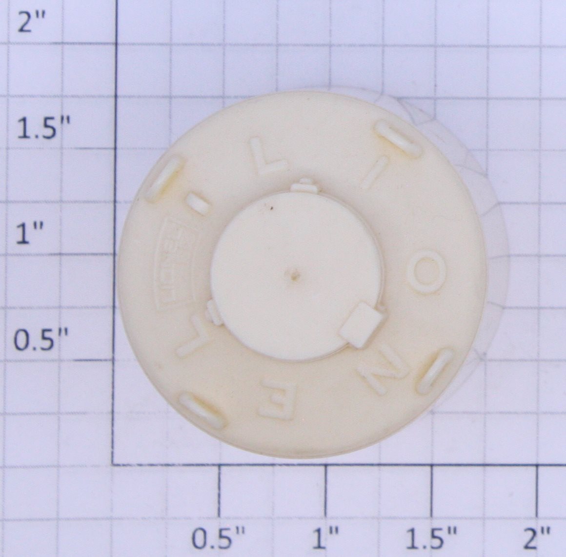 Lionel 6112-2 O Gauge White Canister without Lettering