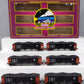 MTH 20-97077 O Erie Premier 4-Bay Hopper Car Set with Coal Loads (Set of 6) LN/Box