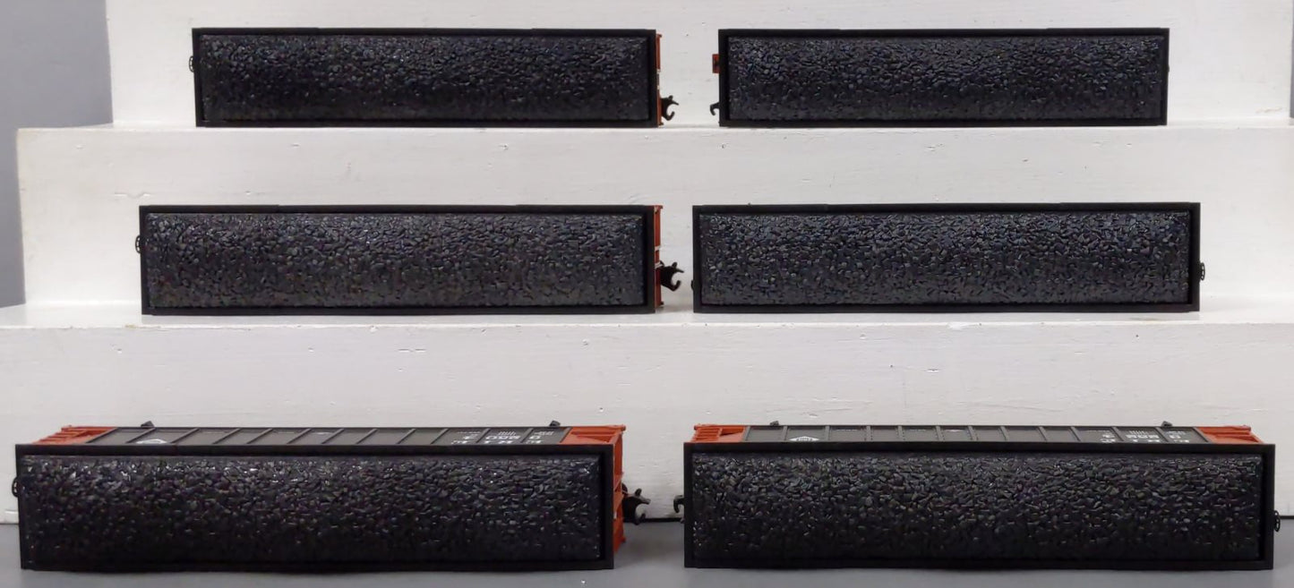 MTH 20-97077 O Erie Premier 4-Bay Hopper Car Set with Coal Loads (Set of 6) LN/Box