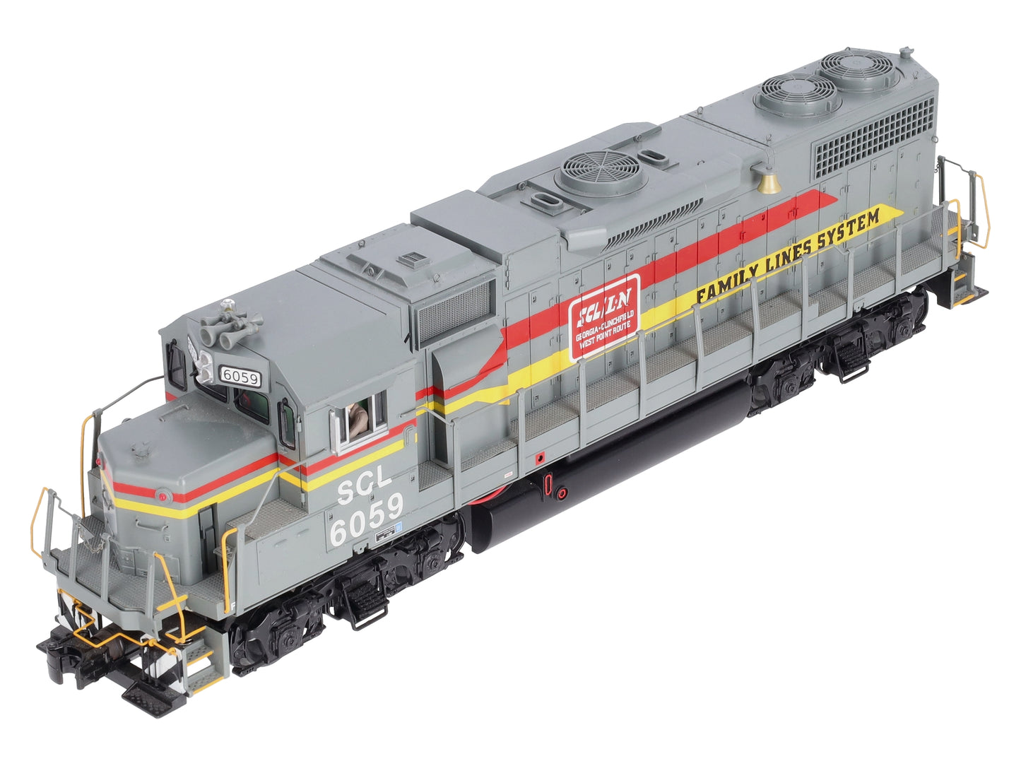 MTH 20-20643-1 Seaboard GP38-2 Diesel Engine w/PS 3.0 #6059 (Hi-Rail Wheels)