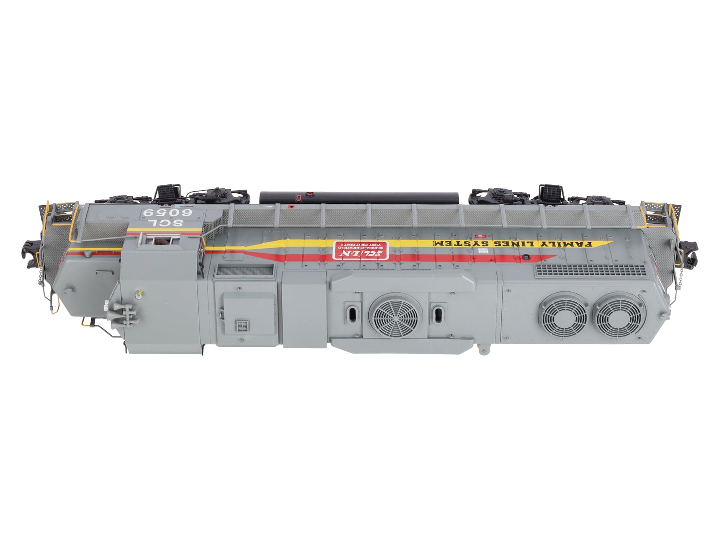 MTH 20-20643-1 Seaboard GP38-2 Diesel Engine w/PS 3.0 #6059 (Hi-Rail Wheels)
