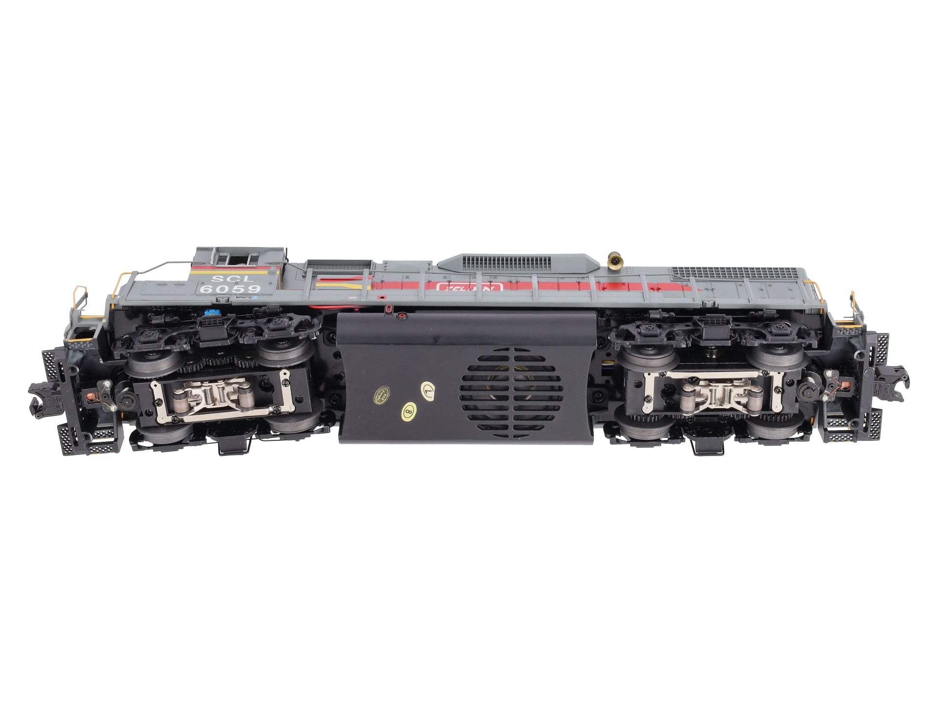 MTH 20-20643-1 Seaboard GP38-2 Diesel Engine w/PS 3.0 #6059 (Hi-Rail Wheels)