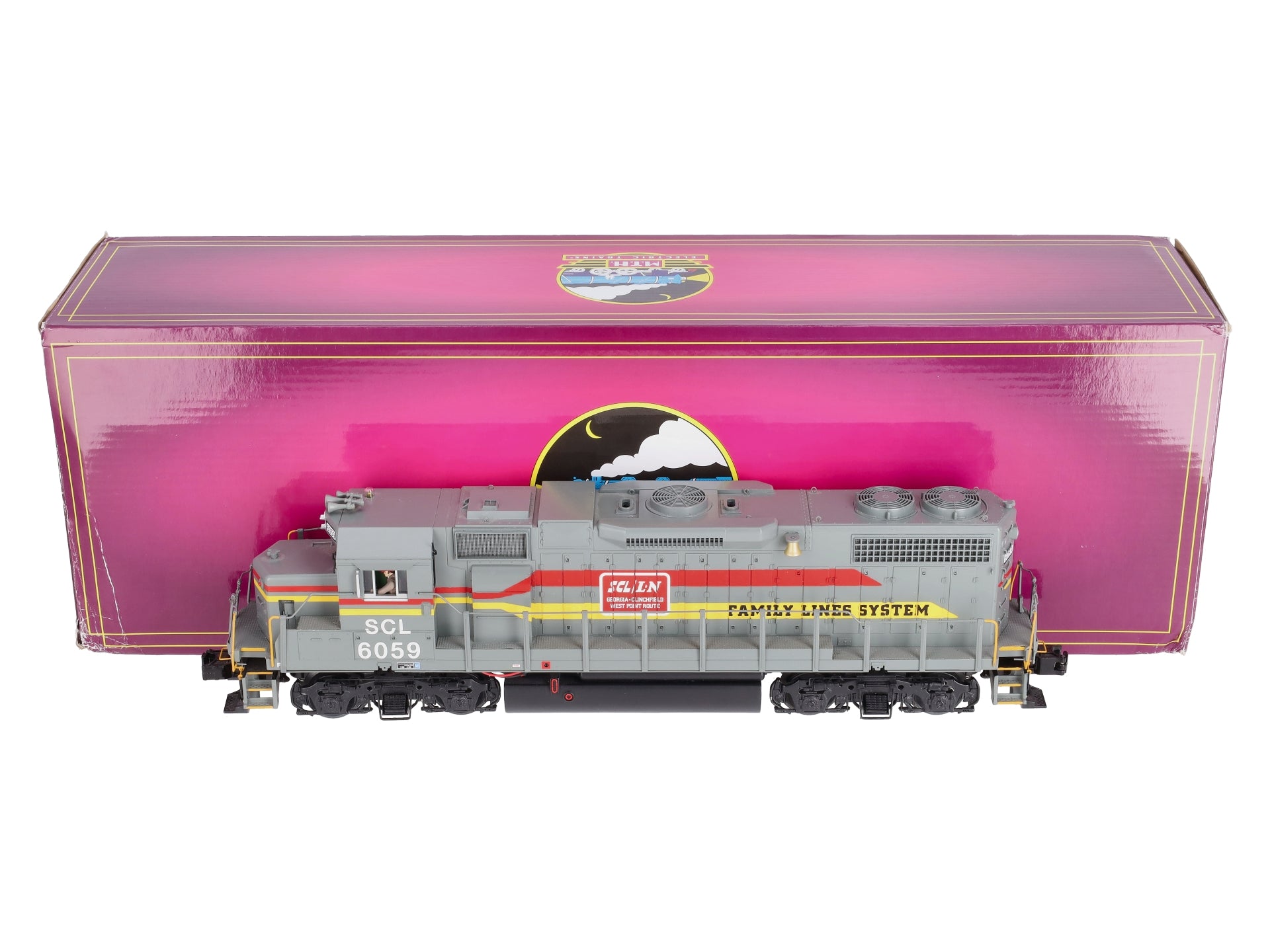 MTH 20-20643-1 Seaboard GP38-2 Diesel Engine w/PS 3.0 #6059 (Hi-Rail Wheels)