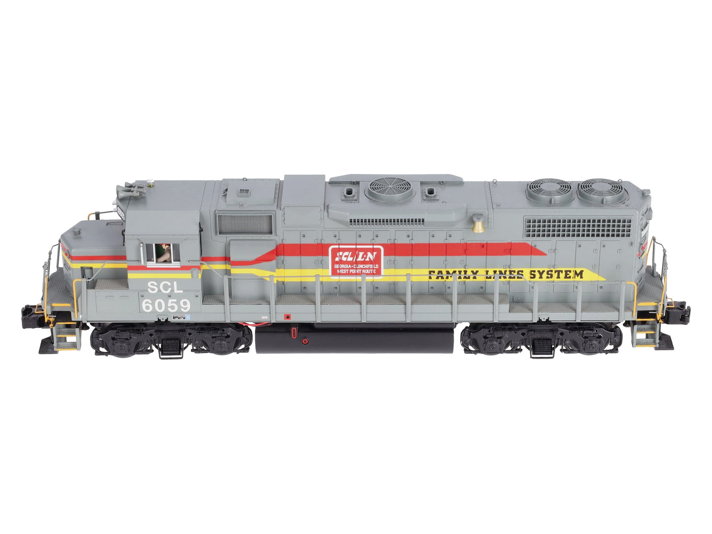 MTH 20-20643-1 Seaboard GP38-2 Diesel Engine w/PS 3.0 #6059 (Hi-Rail Wheels)
