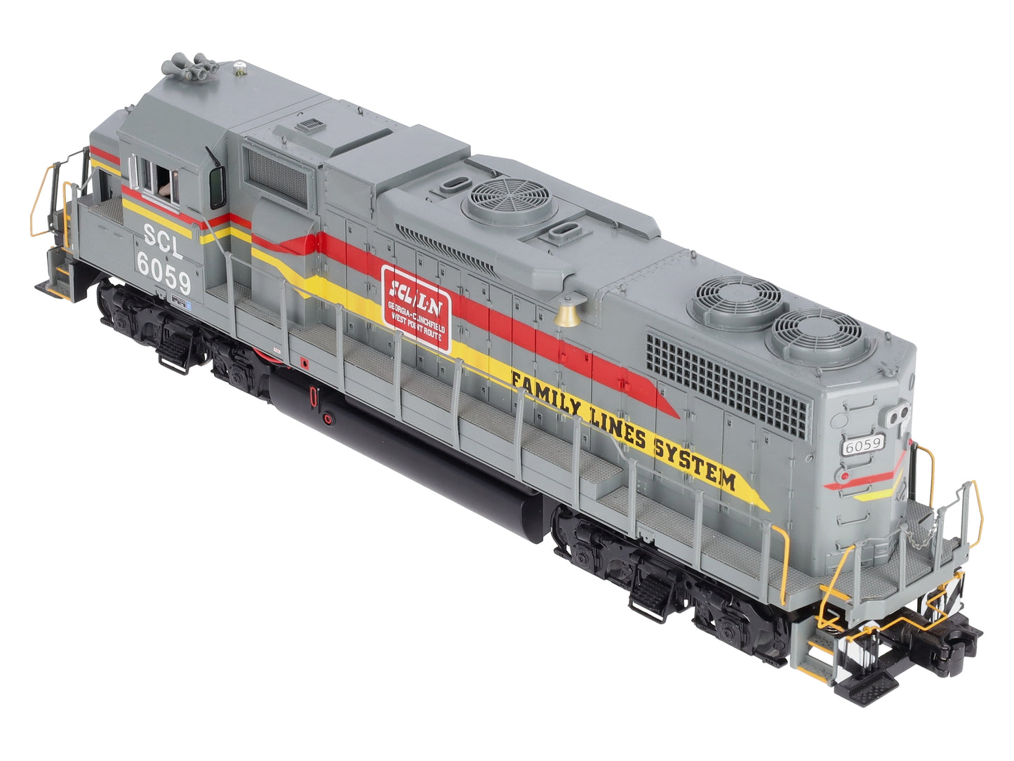 MTH 20-20643-1 Seaboard GP38-2 Diesel Engine w/PS 3.0 #6059 (Hi-Rail Wheels)