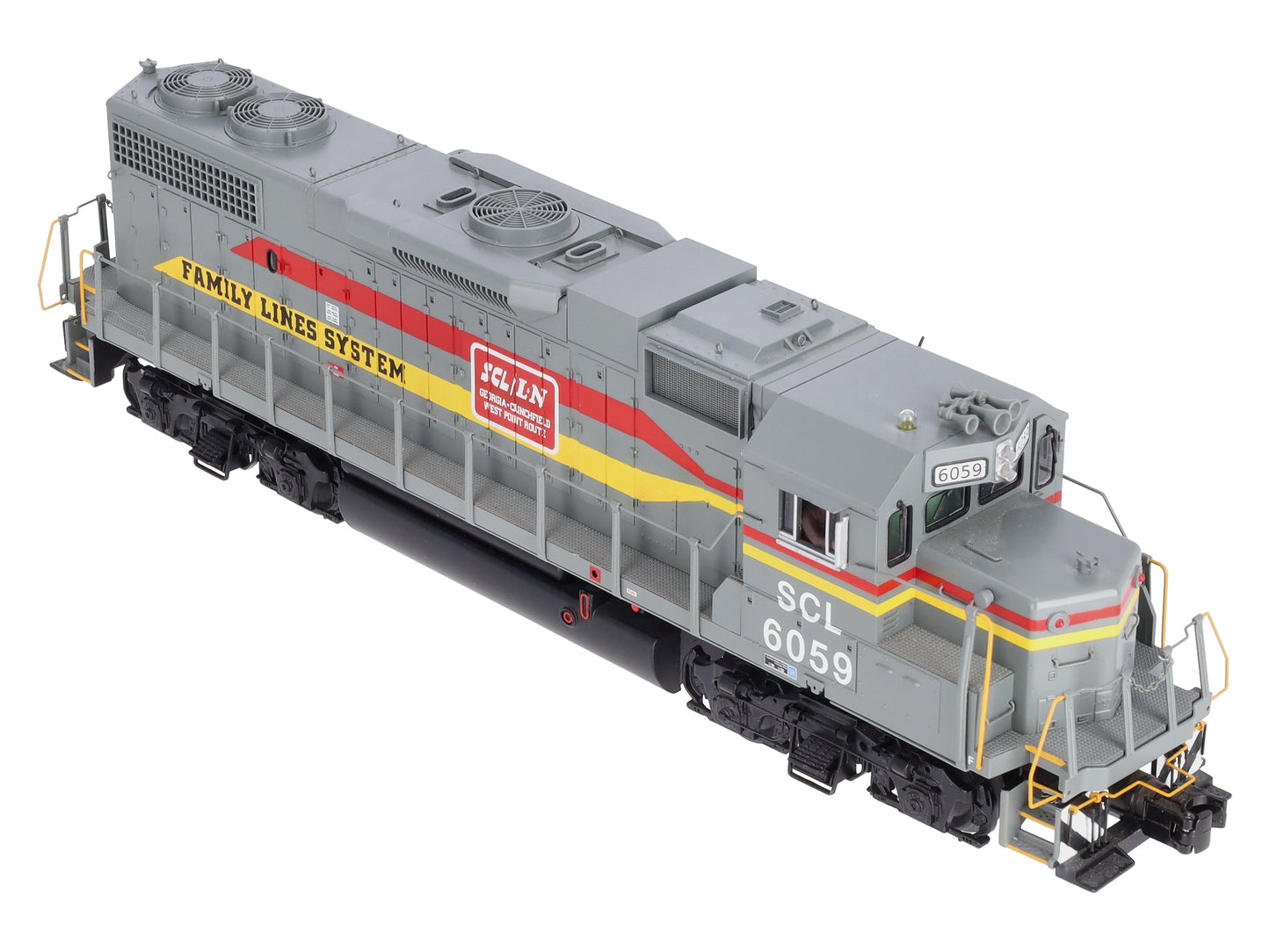 MTH 20-20643-1 Seaboard GP38-2 Diesel Engine w/PS 3.0 #6059 (Hi-Rail Wheels)