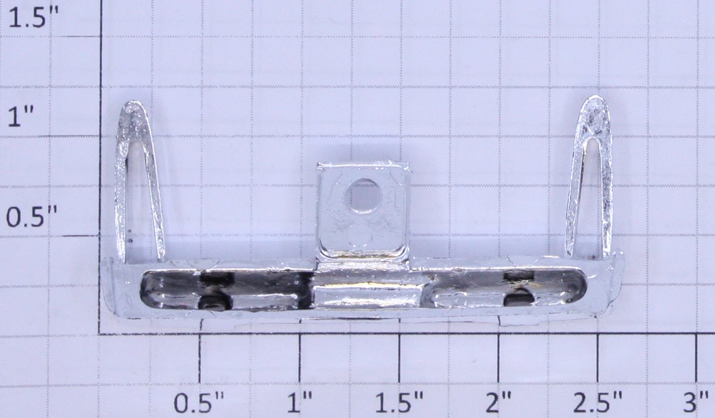Lionel 8447-25 #68 Plastic Inspection Car Chrome Rear Bumper