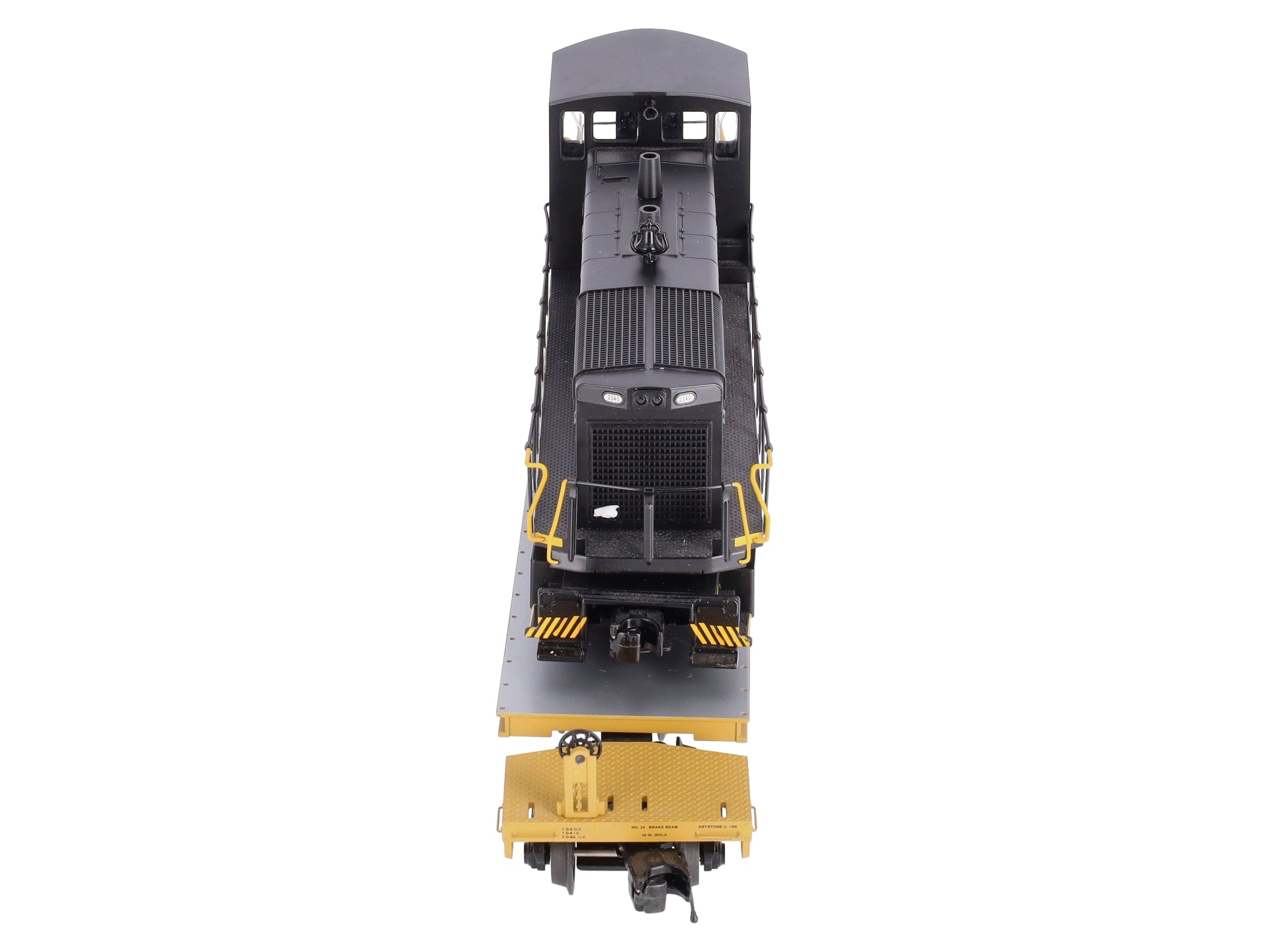 MTH 20-98578 O TTX 47' TTX Flatcar w/SW-1500 Loco #2340