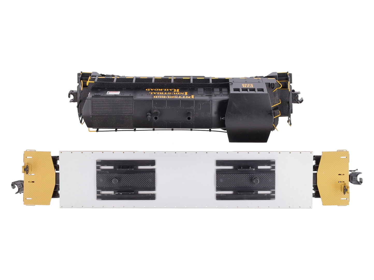MTH 20-98578 O TTX 47' TTX Flatcar w/SW-1500 Loco #2340