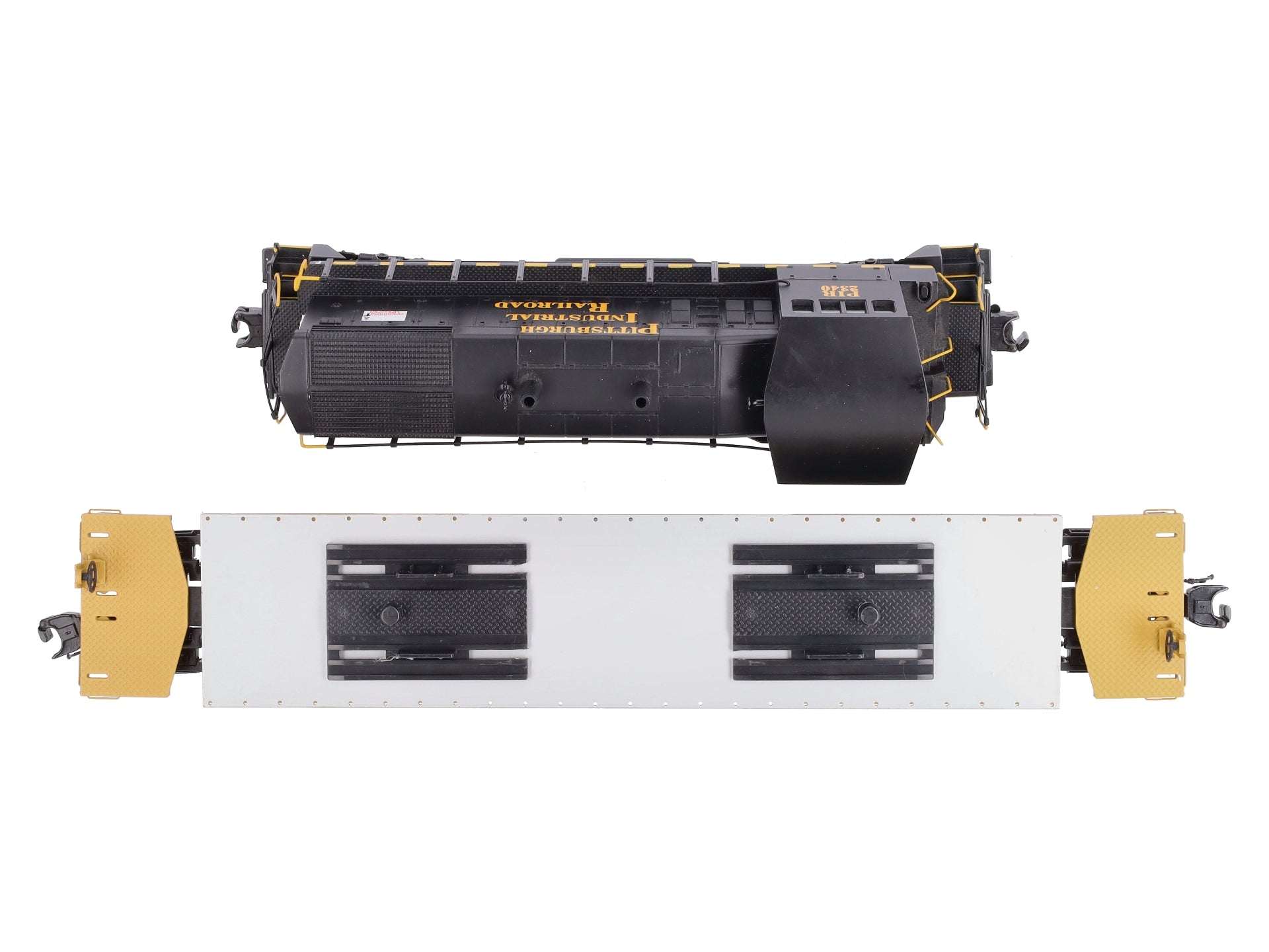 MTH 20-98578 O TTX 47' TTX Flatcar w/SW-1500 Loco #2340
