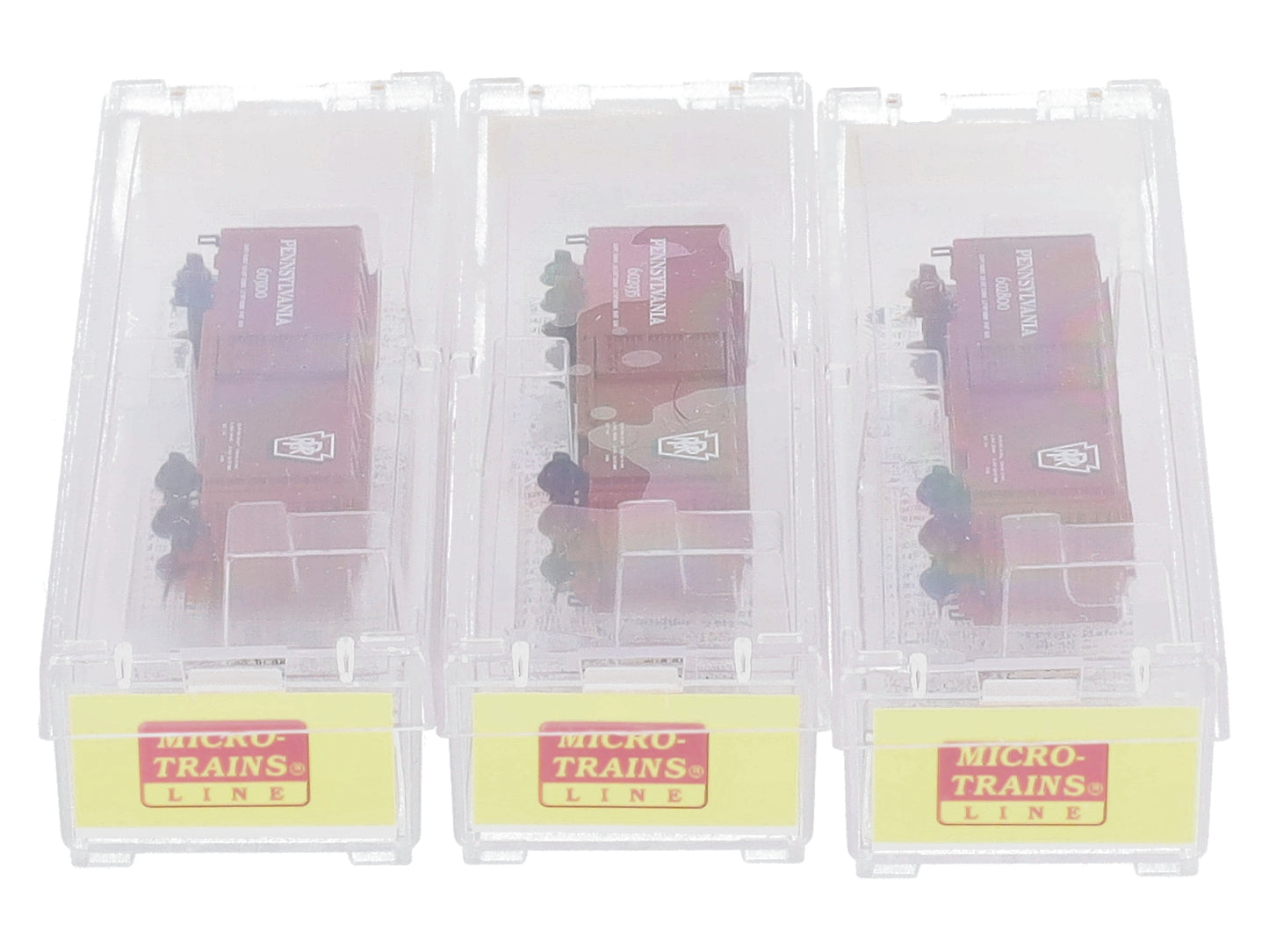 Micro-Trains 99400030 Z PRR 40' Single-Door Box Car Runner Pack (Set of 4)