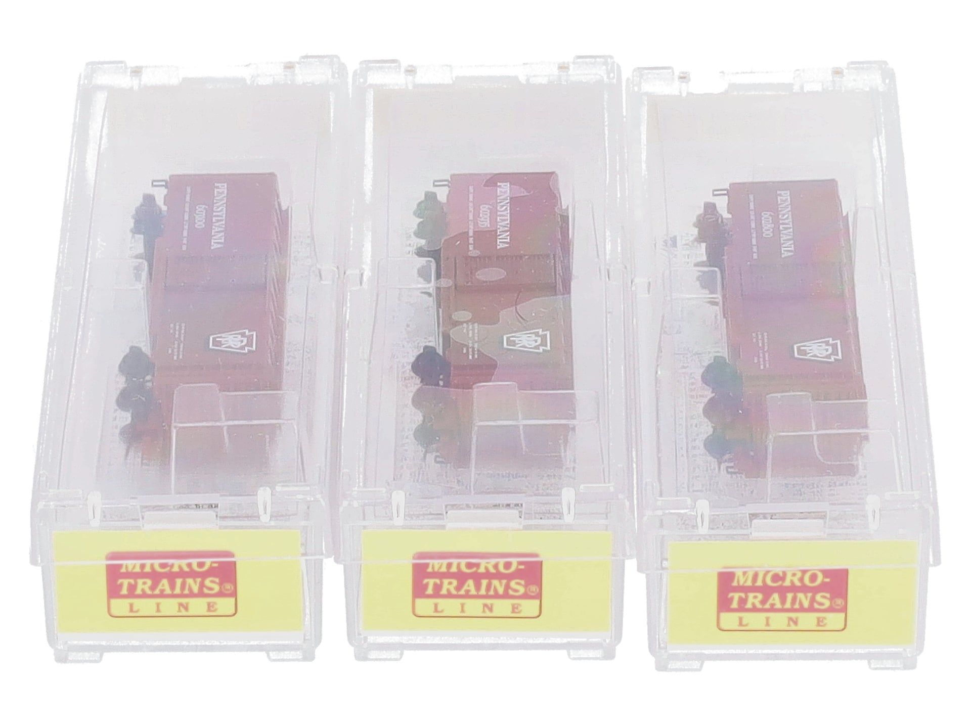 Micro-Trains 99400030 Z PRR 40' Single-Door Box Car Runner Pack (Set of 4)