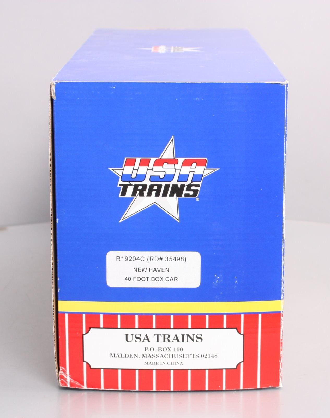 USA Trains R19204C G New Haven 40 Ft. PS-1 Simulated Steel Box Car #36498