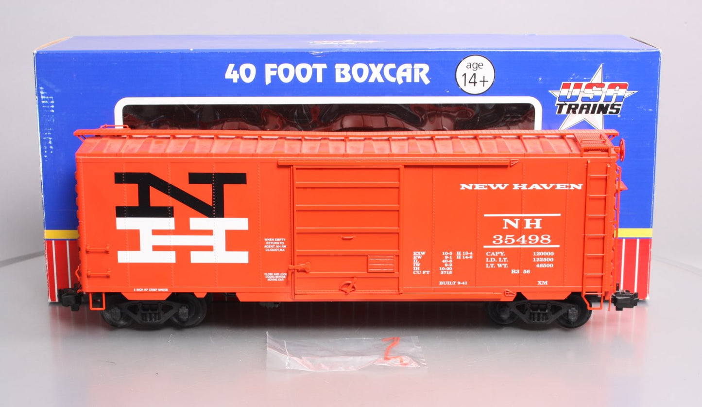 USA Trains R19204C G New Haven 40 Ft. PS-1 Simulated Steel Box Car #36498