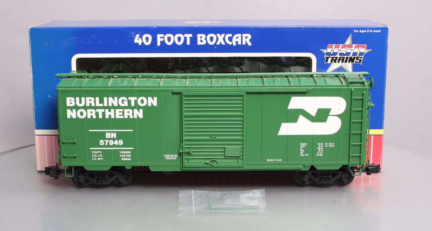 USA Trains R19207C G BN 40 Ft. PS-1 Simulated Steel Box Car #57949
