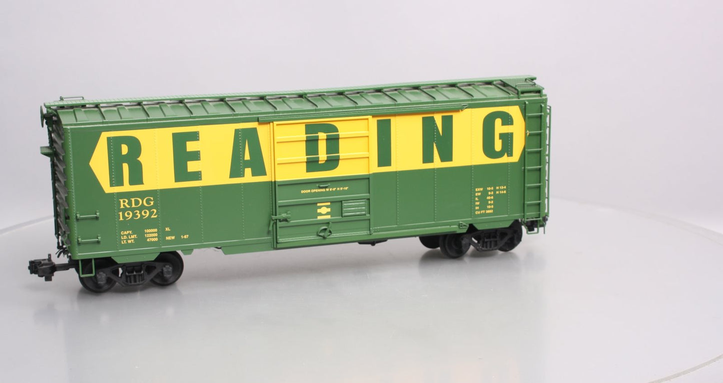 USA Trains R19240B G Reading 40 Ft. PS-1 Simulated Steel Box Car #19392