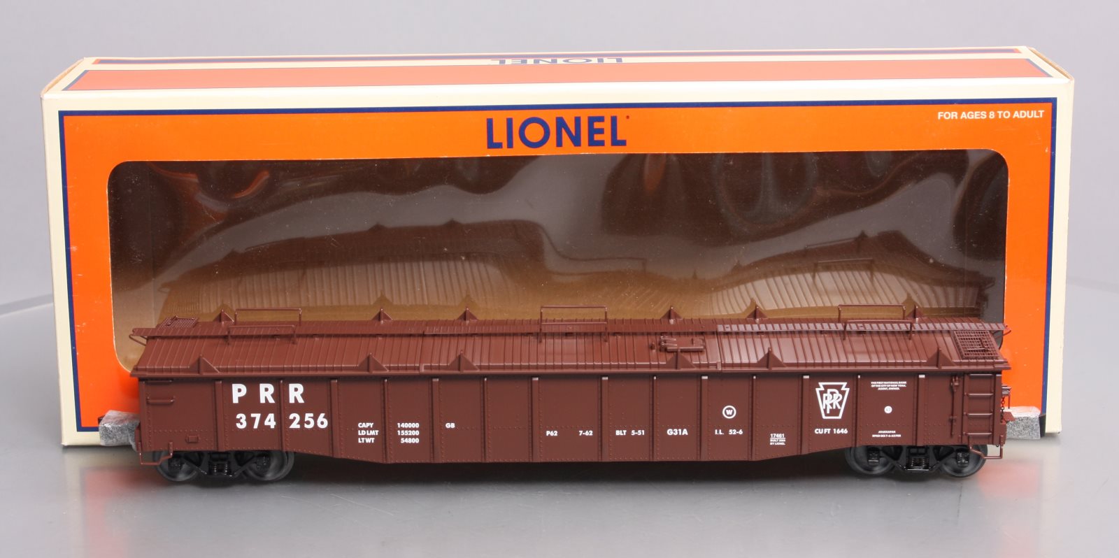 Lionel 6-17461 O Gauge Pennsylvania RR PS-5 Gondola #374256 LN/Box