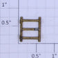 Lionel 248-10 Prewar Brass 3-Rung Ladder