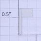 Lionel 390-76 White Flag with .1" Thin Post