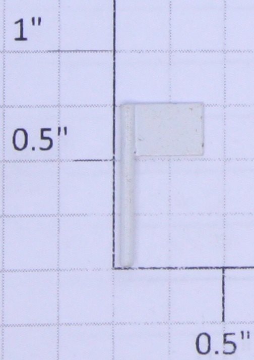 Lionel 390-76 White Flag with .1