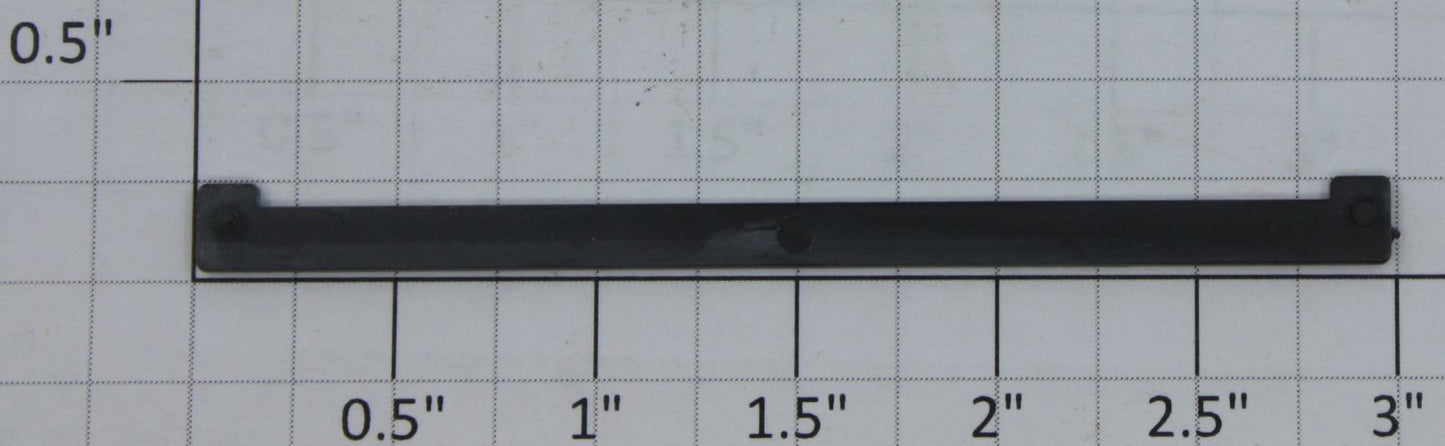 K-Line K5100-03-01 Black 3"-Long Boxcar Door Runner Guide without Holes