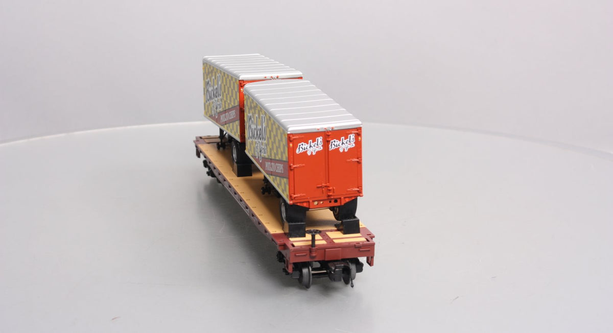 MTH 20-95508 O Pennsylvania Flat Car with PUP Trailers #175251 LN/Box