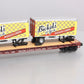 MTH 20-95508 O Pennsylvania Flat Car with PUP Trailers #175251