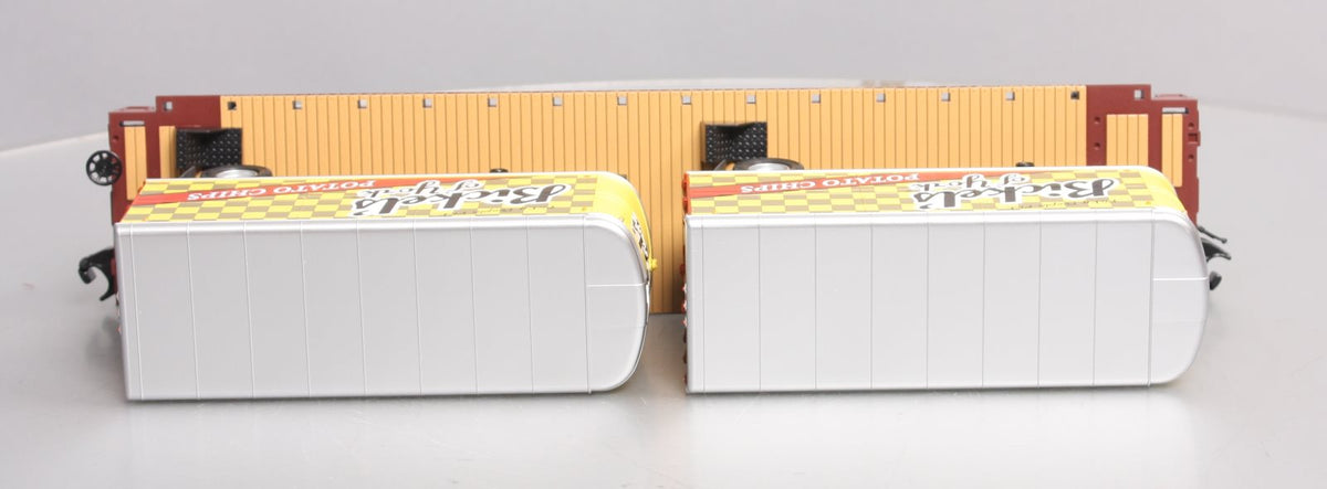 MTH 20-95508 O Pennsylvania Flat Car with PUP Trailers #175251 LN/Box