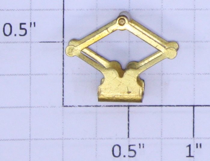Lionel 254-24 Brass O Gauge Small Pantograph