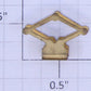 Lionel 254-24 Brass O Gauge Small Pantograph