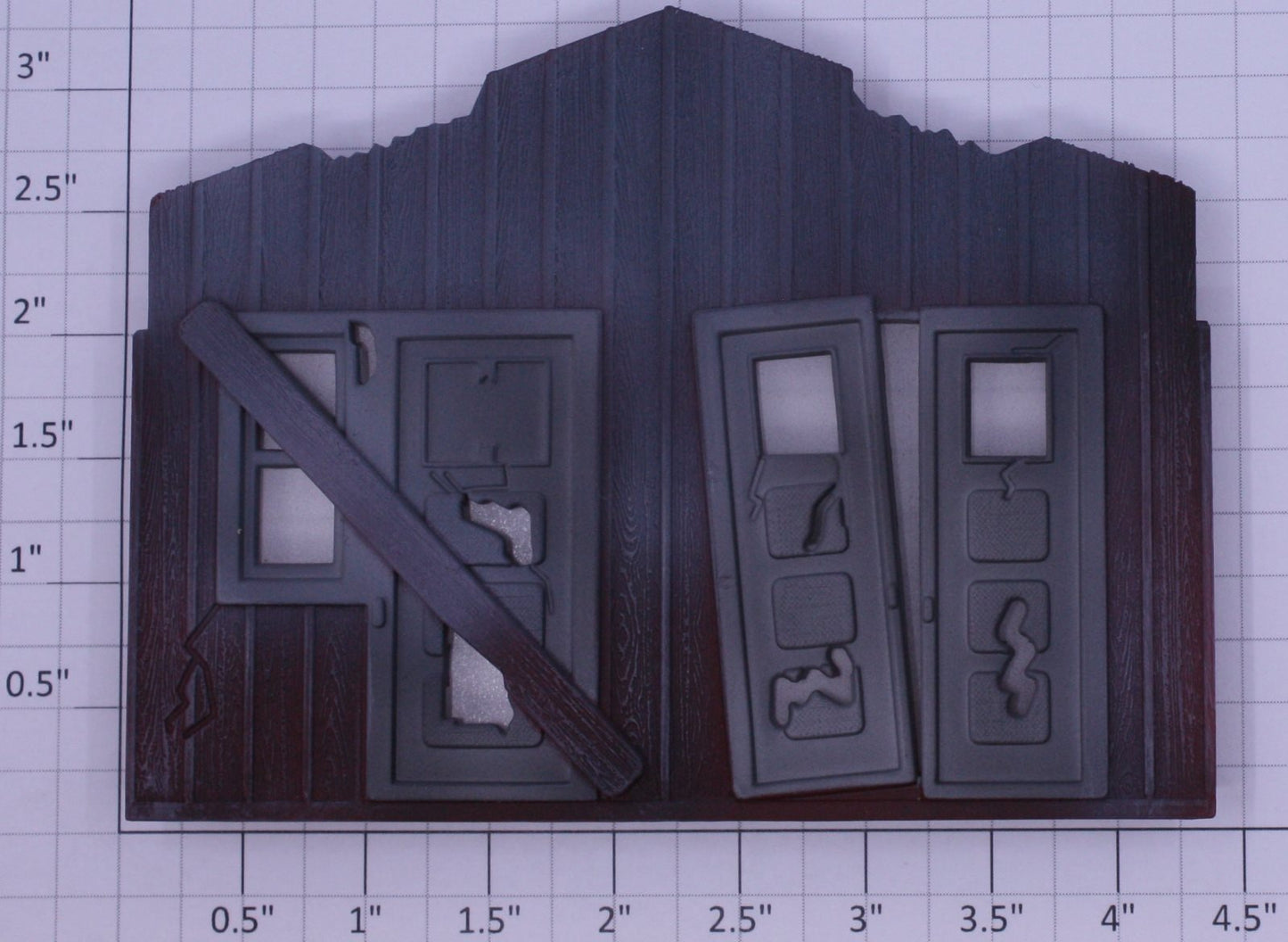 Lionel 16846-4 Burning Hobo Depot Front Wall
