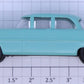Lionel 6414-25 Aqua Repro Automobile with Chrome Bumpers