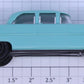 Lionel 6414-25 Aqua Repro Automobile with Chrome Bumpers