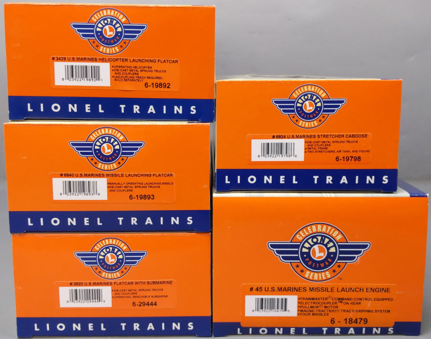 Lionel 6-31708 O Gauge Land-Sea-Air Marine Missile Launch Diesel Train Set LN/Box
