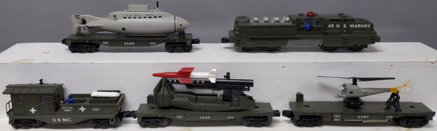 Lionel 6-31708 O Gauge Land-Sea-Air Marine Missile Launch Diesel Train Set LN/Box