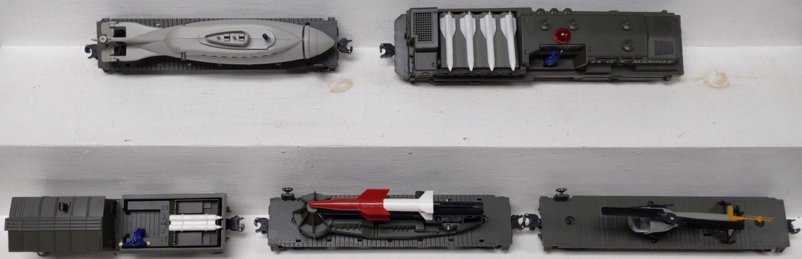 Lionel 6-31708 O Gauge Land-Sea-Air Marine Missile Launch Diesel Train Set LN/Box